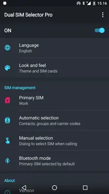 Dual SIM Selector android App screenshot 5